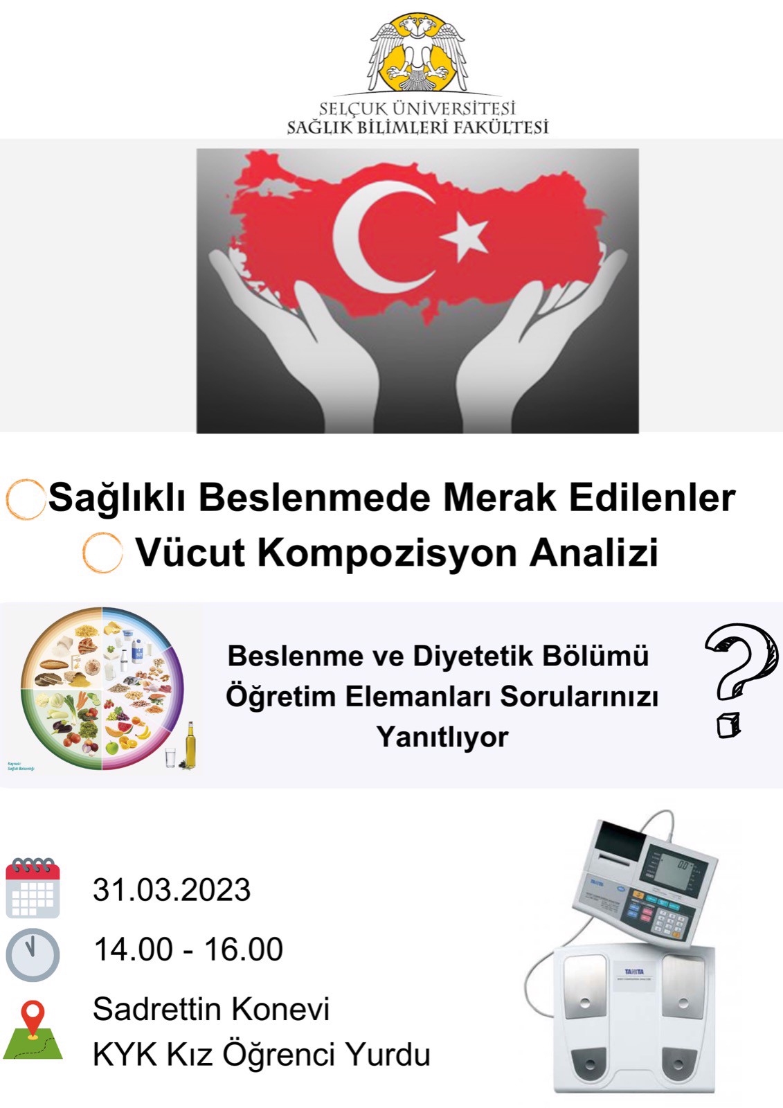 Beslenme ve Diyetetik Bölümümüzün Söyleşisi